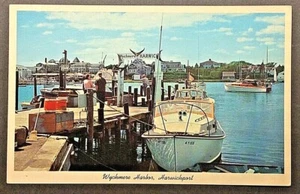 Harwichport MA Blick auf das Dock im Hafen von Wychmere - Cape Cod MA - Bild 1 von 2
