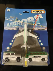Matchbox AIRPORT Set MC150 Land Rover / Airport Coach / Airplane 1987 SB-810 - Picture 1 of 7