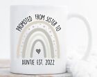 Sister To Aunt Mug Pregnancy Announcement Auntie Christmas Gift Baby