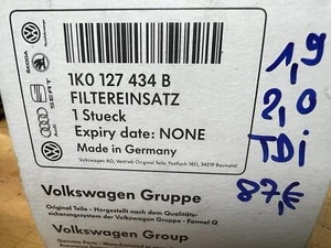 1K0 127 434 B Krafstofffilter VW - Bild 1 von 1