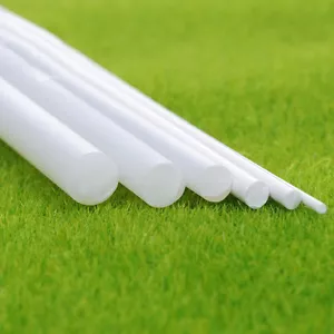 White ABS Plastic Rod Round Solid Bar DIY Model Material 250mmx1/2/3/5/10/15mm - Picture 1 of 5