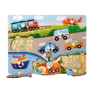 Fruit Puzzle for Toddlers Early Age Learning Toy Educational Wooden Set - Picture 1 of 9