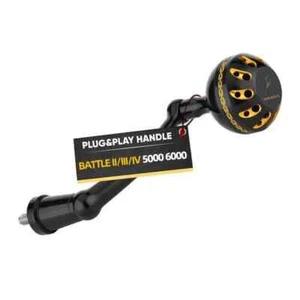 Gomexus Plug and play Aluminum Power Handle for Penn Battle II III IV 5000-6000 - Picture 1 of 5
