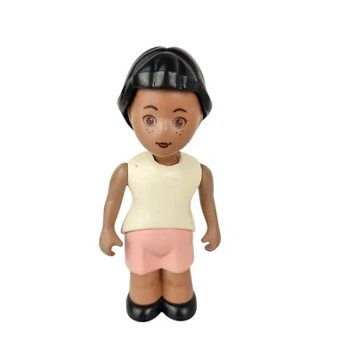 LITTLE TIKES Dollhouse AFRICAN AMERICAN Daughter Sister Girl DOLL RARE - Image 1 of 4