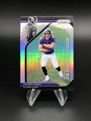 2018 Panini Prizm Hayden Hurst Silver Rookie Introduction RI-8 Ravens PWE SHIP - Image 1 of 2