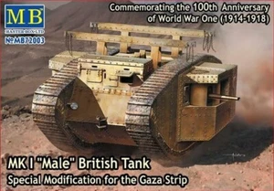 MK I "Male" British Tank, Special Mod. for the Gaza Strip 1/72 MasterBox 72003 - Picture 1 of 5