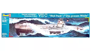 REVELL 1/72 - 05015 - GERMAN SUBMARINE VII C WOLF PACK KIT - COMPLETE/UNUSED - Imagen 1 de 1