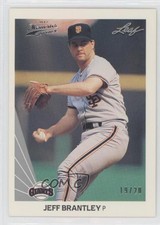 2012 Leaf Memories 1990 Leaf Buy Back Silver Foil /20 Jeff Brantley #357