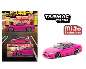 Tarmac Works 1:64 Nissan Silvia S15 Pink Mijo Excliusives Blister - Picture 1 of 4