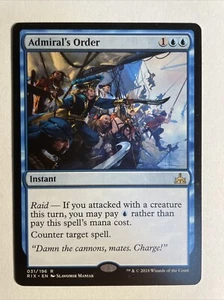 1x Rivals Of Ixalan Admiral‘s Order NM Magic The Gathering Mtg - Bild 1 von 1