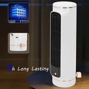 Cooling Fan Bladeless Desktop Air Cooler Standing Cooling Air Conditioner Quiet - Picture 1 of 22