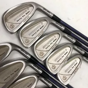 SPALDING INVITATIONAL-Ⅱ Cavity Pro Model Irons 9pcs 3-SW Carbon Shaft R Japan - Picture 1 of 10