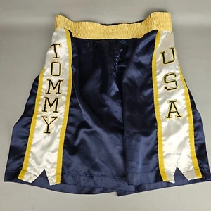 Men's Tommy Hilfiger Boxing Shorts Tommy USA Gold Blue Size Large - Picture 1 of 9