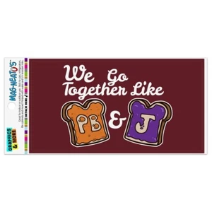 Imán para coche PB&J de mantequilla de maní - Imagen 1 de 3