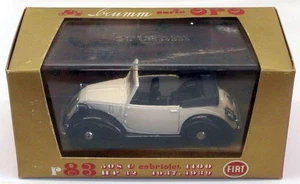 Brumm Models 1/43 Scale Diecast R83 - 1937-39 Fiat 508C Cabriolet - White - Picture 1 of 3