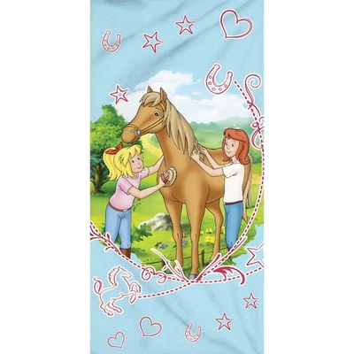 Bibi und Tina Kinder Badetuch Sternenzauber 75x150 cm Strandtuch Handtuch - Bild 1 von 4