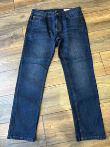 Men’s Size W34 / L30 Blue Denim Jeans - Straight Leg - Denim 365 - Picture 1 of 3