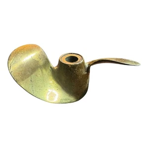 Vintage Bronze Boat Propeller 2 Blade Nautical Marine Hardware 8 Inch - Picture 1 of 10