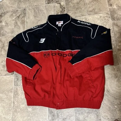 Chaqueta Winners Circle Kasey Kahne Talla 2XL Dodge Lona Cremallera Completa NASCAR 9 Roja Foto 1 de 4