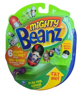 Moose Toys Mighty Beanz Includes Mega Bean Series 1 Green 6-Pack Collectible - Picture 1 of 2