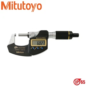Mitutoyo QuantuMike Digital Outside Micrometer Coolant Proof 0-25mm 0.001mm IP65 - Picture 1 of 6