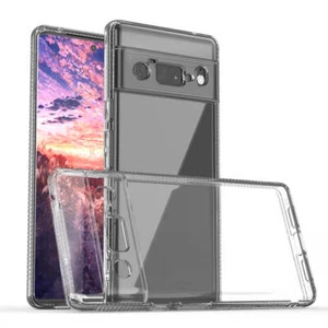 Case for Google Pixel 6 Pro, Thin Soft Clear Cover Drop Protection - Picture 1 of 6