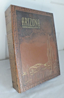 lot of 9 vintage Arizona Highways magazines and binder 1970s turquoise baskets + - Image 1 of 4