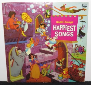 WALT DISNEY HAPPIEST SONGS LOUIS PRIMA DICK VAN DYKE (VG+) DL-3509 VINYL RECORD - Picture 1 of 4
