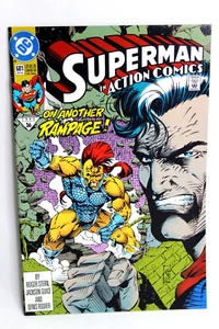 Action Comics #681 Superman Odds & Endings Another Rampage 1992 DC Comics F-/F - Picture 1 of 3