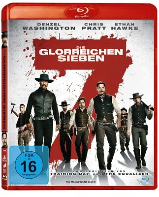 DIE GLORREICHEN 7 * BluRay *NEU*OVP mit mit Chris Pratt & Denzel Washington - Bild 1 von 4
