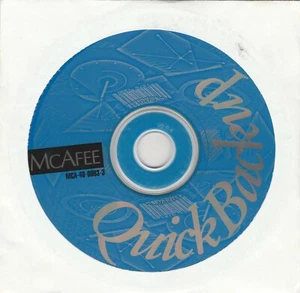 McAfee Quick Backup ~ CD-ROM - Picture 1 of 2