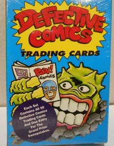 Lot of 2 New Sealed Packs of 1993 Defective Comics Trading Cards - Picture 1 of 3