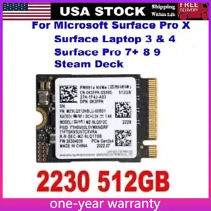 PM991a SAMSUNG 512GB SSD M.2 2230 NVMe PCIe For Microsoft surface Steam Deck PC - Picture 1 of 4
