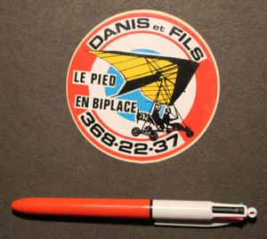 Autocollant / Sticker - DANIS et Fils - Le pied en biplace - Picture 1 of 2