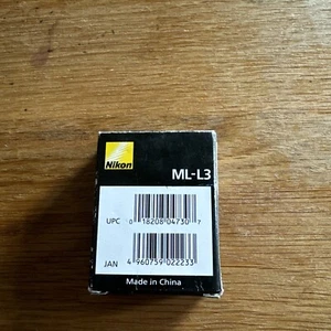 Nikon ML-L3 Wireless Remote Control for D40/D40x/D60/D80/D90 Cameras (4730) - Picture 1 of 2