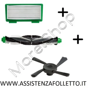 SPAZZOLA PRINCIPALE FILTRO SETOLA ORIGINALE ROBOT FOLLETTO VR 100 ASPIRAPOLVERE - Foto 1 di 1