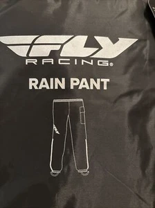 FLY RACING 479-80134X RAIN PANTS BLACK 4X - Bild 1 von 7