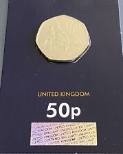 2022 Winnie the Pooh Kanga and Roo certified BUNC 50p coin