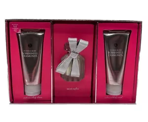 Victoria’s Secret Bombshell Diamonds 1.7 Fl oz Eau De Parfum Gift Set HTF Rare!! - Picture 1 of 6