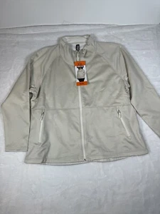 Kirkland Signature Full Zip Fleece Jacket Women's Size 2XL XXL Cream - Picture 1 of 8