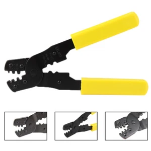 Crimping Tool Cable Wire Terminals Electrical Ratchet Crimper Plier Connectors - Imagen 1 de 7