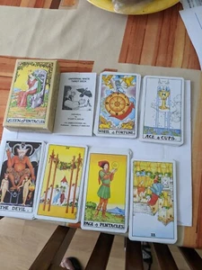 Universal WAITE Tarotkartendeck ©1990 Königin der Pentakel, Anleitungsheft - Bild 1 von 4