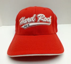 New Hard Rock Cafe Red Cap Hat Miami Key West Stretch Fit Flex Hat Size S-M - Picture 1 of 11
