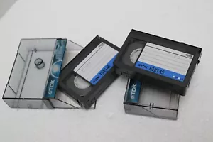 2 videocassette nastro TDK E-HG VHS-C SP45min con custodia, codice articolo: EC45 - Foto 1 di 8