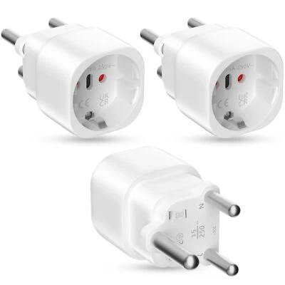 3 Stück Reiseadapter Adapter südafrika Stecker Südafrika Adapter Südafrika St... - Bild 1 von 4