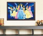 Unframed Disney Princess Canvas Print High Quality Poster Home Wall Decor I
