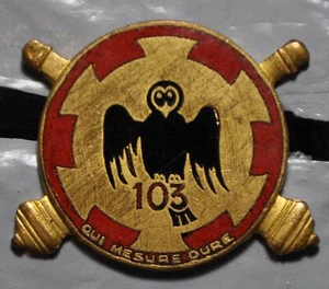 Artillerie 1939 - 103. RAL Schweres Artillerieregiment Fraisse Demey super hinterlegt - Bild 1 von 2