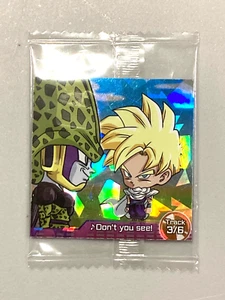 Cell and Gohan - 3-22 R - Dragon Ball Sealed Wafer Sticker Japanese - Picture 1 of 2