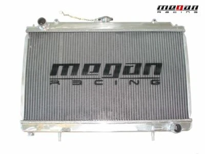 Radiador de aluminio MEGAN 3 filas SR20 SR20det para S14 Silvia manual con ventilador de 12" Foto 1 de 2
