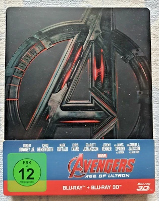 Avengers: Age of Ultron - Steelbook [Limited Edition]  [Blu-ray + Blu-ray 3D] - Bild 1 von 4